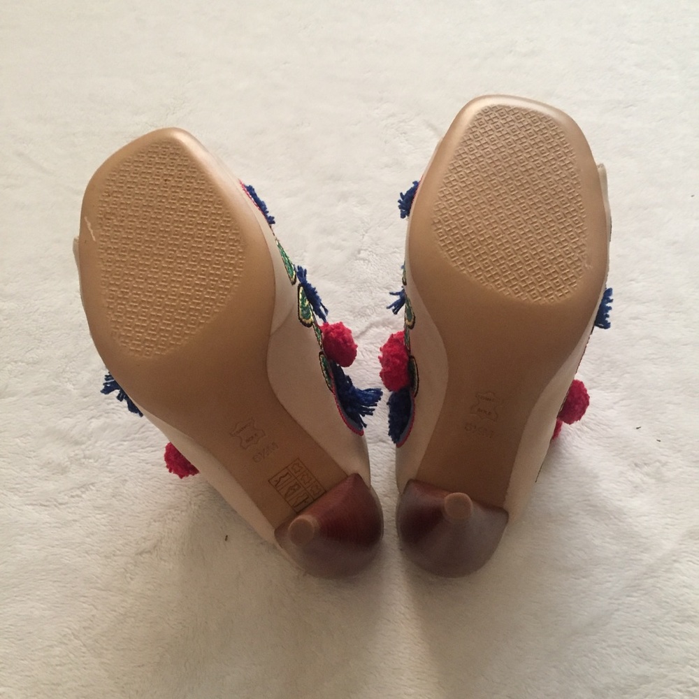 HP! Tory Burch Ellis Embroidered Leather Mule - Picture 8 of 8